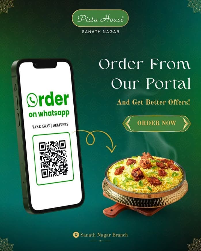 Pista House Sanath Nagar Launches WhatsApp Ordering Portal: Digital Transformation Success