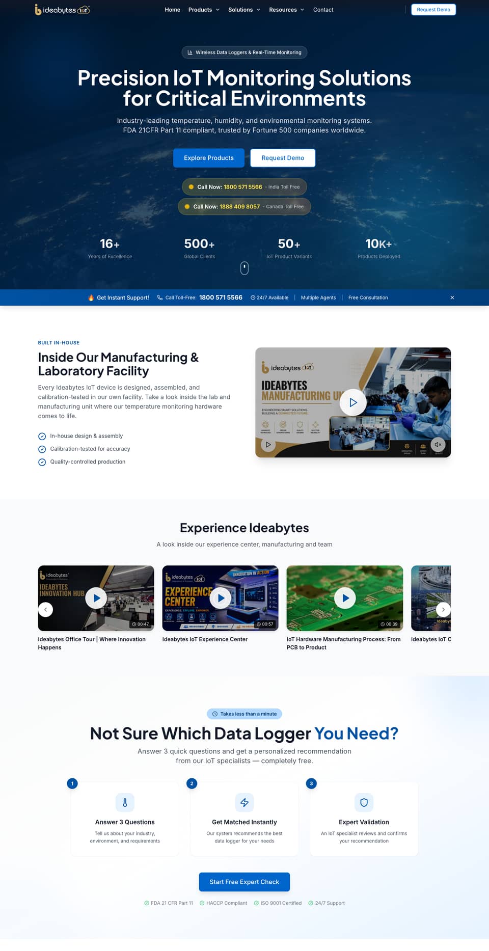 Ideabytes IoT website